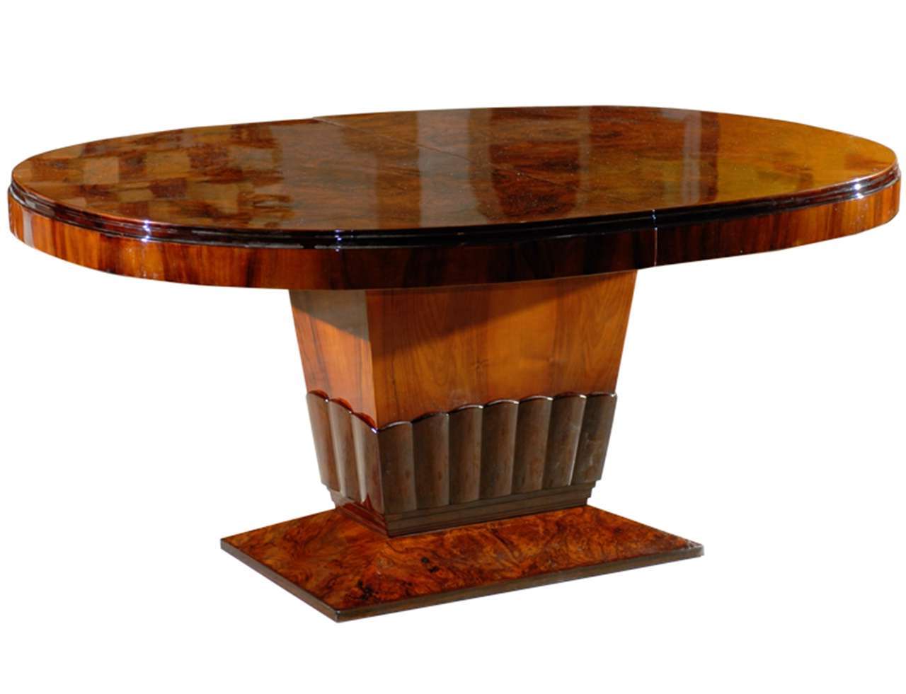 Oval Dining Table Pedestal Base Furniture