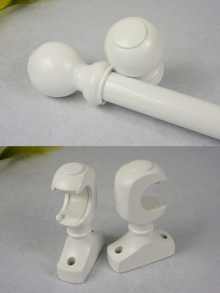 Inside Mount Curtain Rod for Easy Window Installation