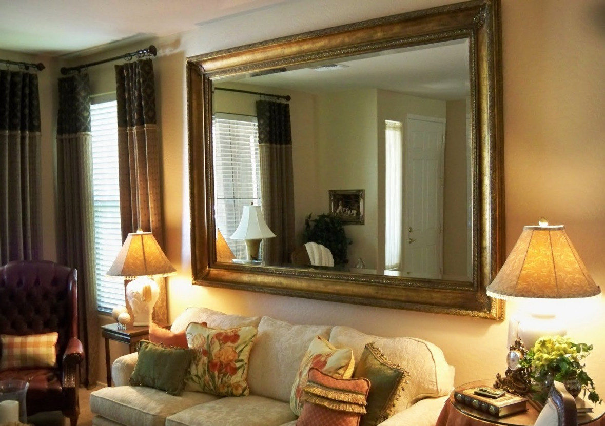 Large Mirrors For Living Room Wall Decor Ideas